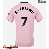 Camisa de Futebol Leicester City Issahaku Fatawu #7 Equipamento Alternativo 2025-26 Manga Curta